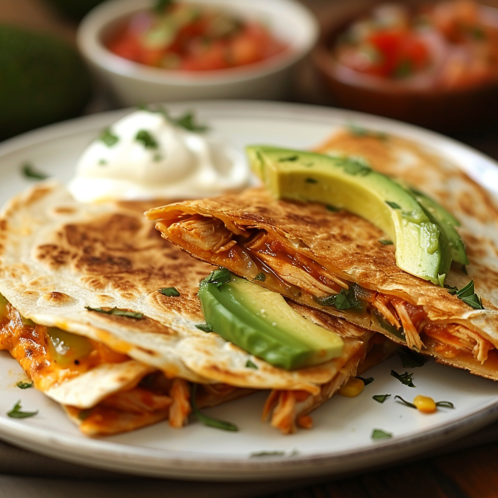 BBQ Chicken Quesadillas in 15 Minutes: Quick & Delicious Recipe 2 BBQ Chicken Quesadillas in 15 Minutes