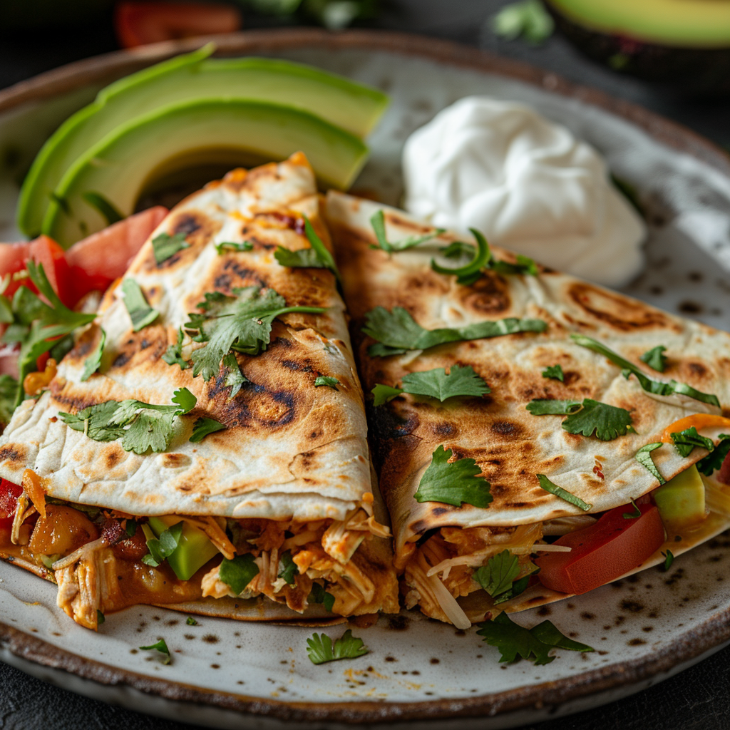 BBQ Chicken Quesadillas in 15 Minutes