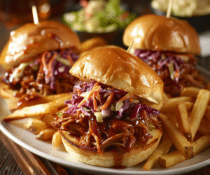 BBQ Pulled Pork Sliders with Coleslaw: Mouthwatering Recipe
