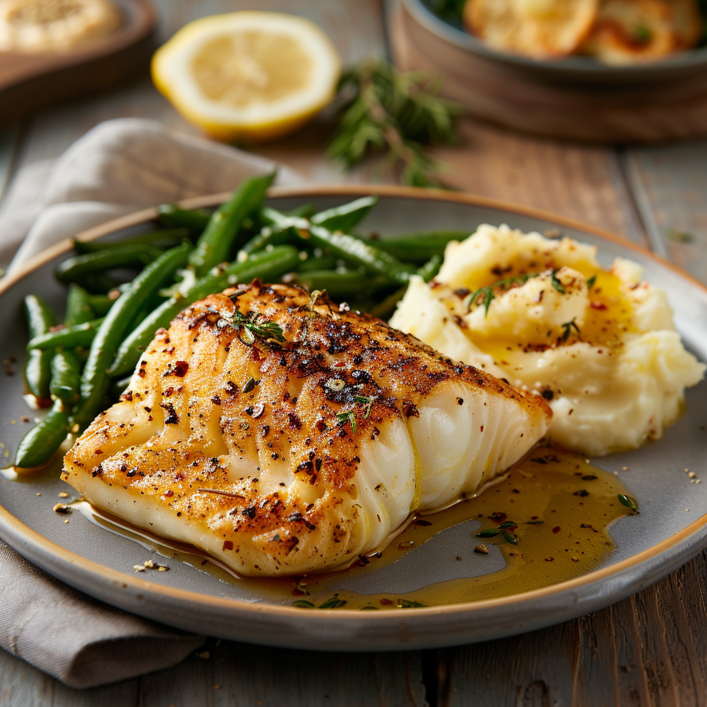 Baked Cod & Green Beans with Lemon: Irresistibly Healthy Delight 4 Baked Cod & Green Beans with Lemon