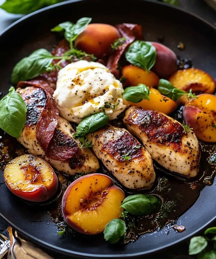 Balsamic Peach Chicken