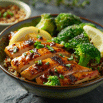 Batch Roasted Chicken & Broccoli Bowls