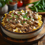 Beef Stroganoff Casserole for Family Dinner