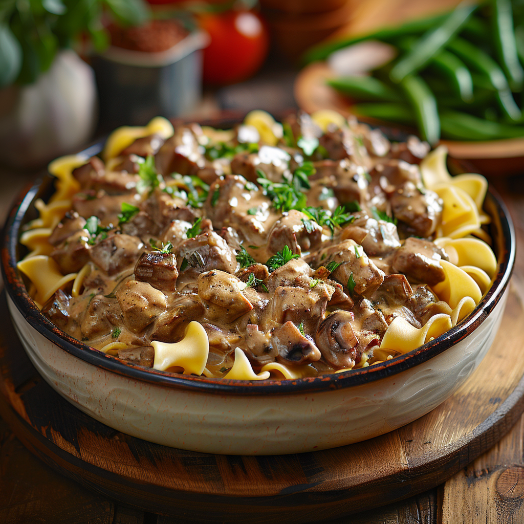 Beef Stroganoff Casserole for Family Dinner