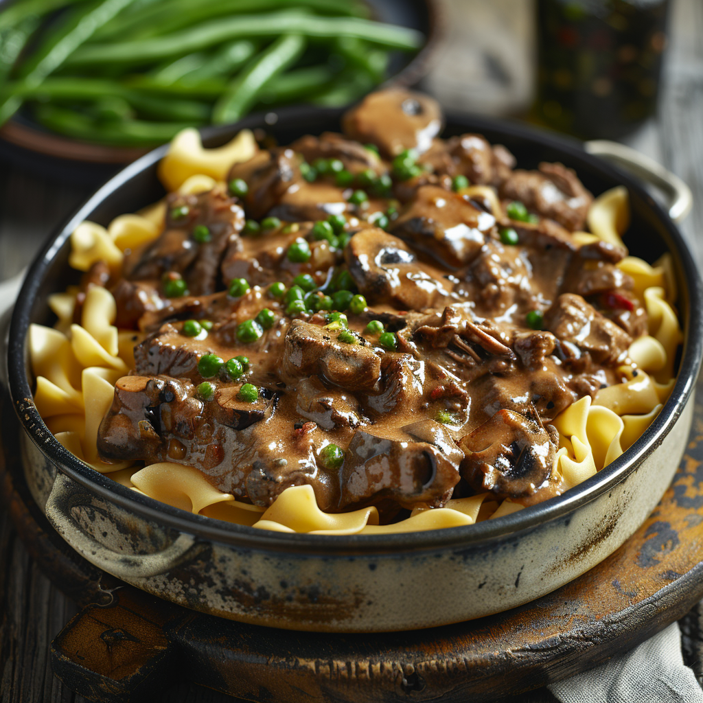 Beef Stroganoff Casserole for Family Dinner