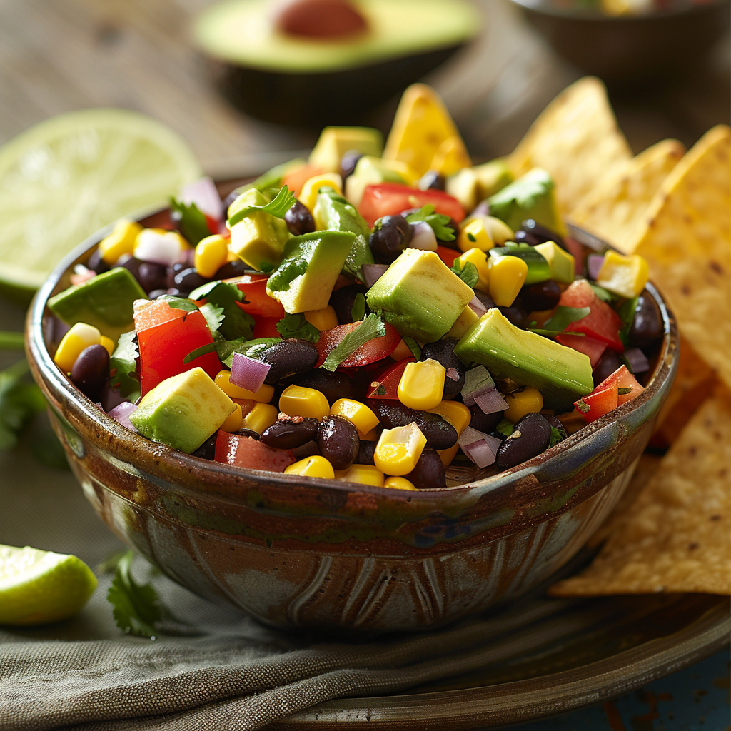 Black Bean & Corn Salad with Lime Dressing: Refreshing Summer Delight 3 Black Bean & Corn Salad with Lime Dressing