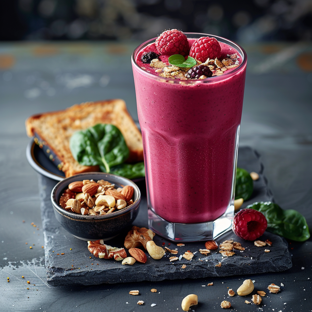 Breakfast Smoothie with Frozen Berries & Spinach: Quick & Energizing Recipe 3 Breakfast Smoothie with Frozen Berries & Spinach