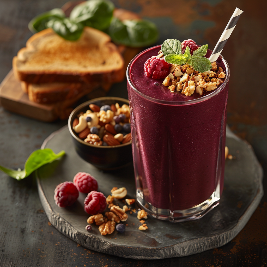 Breakfast Smoothie with Frozen Berries & Spinach: Quick & Energizing Recipe 4 Breakfast Smoothie with Frozen Berries & Spinach