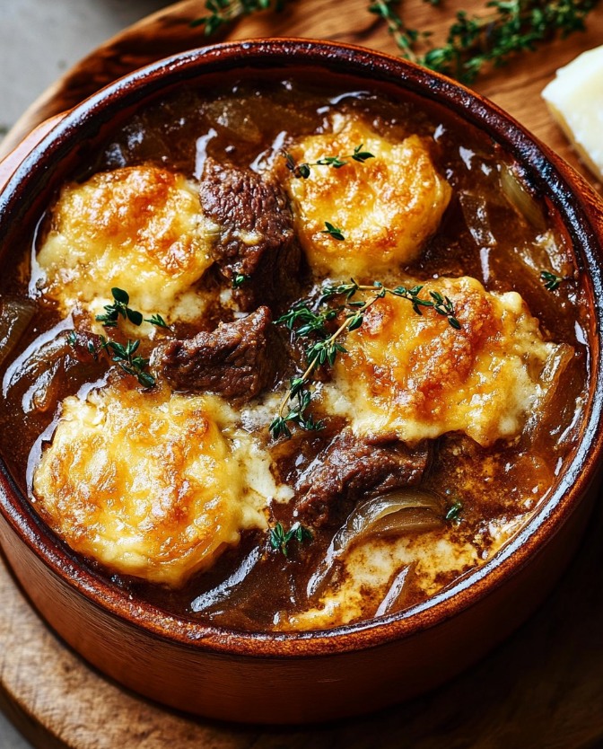 Caramelized Beef Gratin