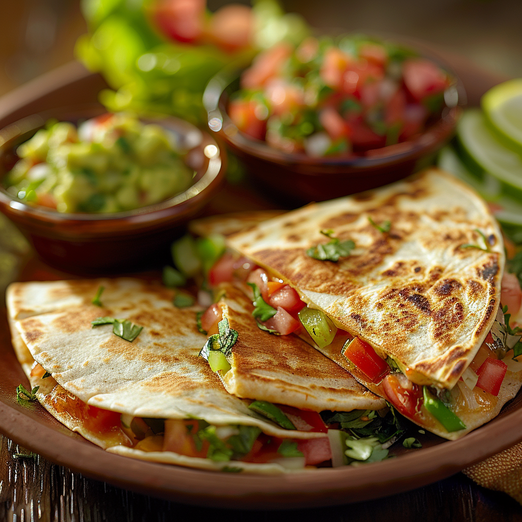 Cheese & Veggie Breakfast Quesadilla: Quick & Delicious Recipe 2 Cheese & Veggie Breakfast Quesadilla