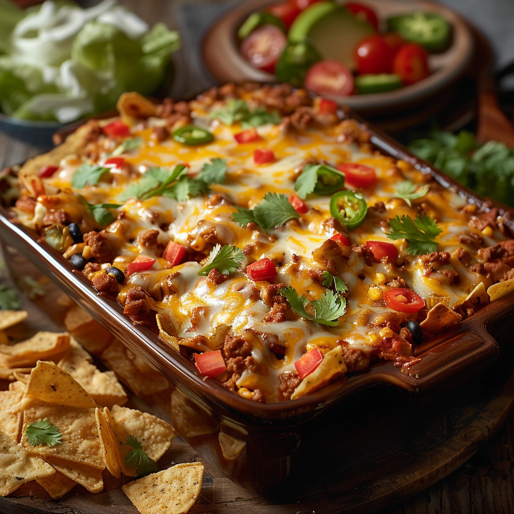 Cheesy Taco Casserole for a Crowd: Irresistibly Delicious & Easy! 2 Cheesy Taco Casserole for a Crowd
