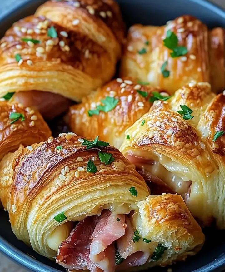 Chicken Cheese Croissant Casserole