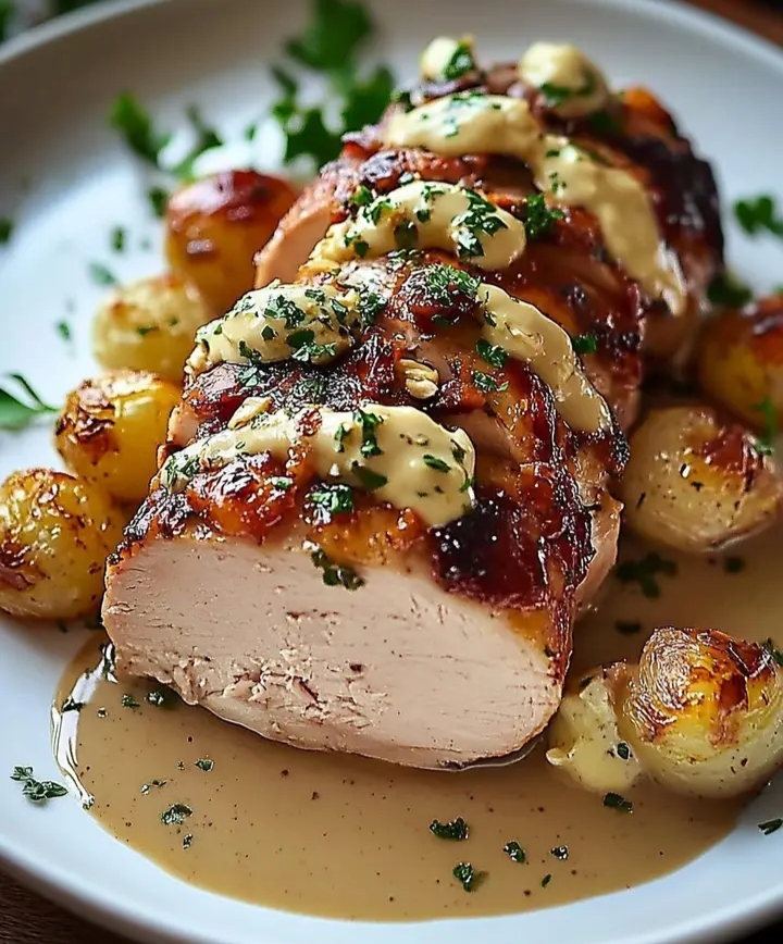 Chicken Cordon Bleu Meatloaf