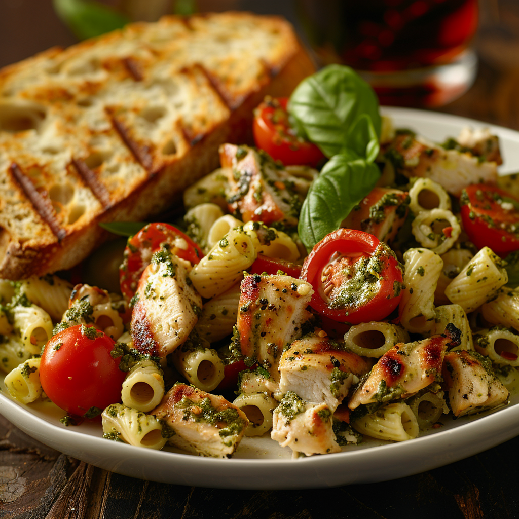 Chicken Pesto Pasta Salad
