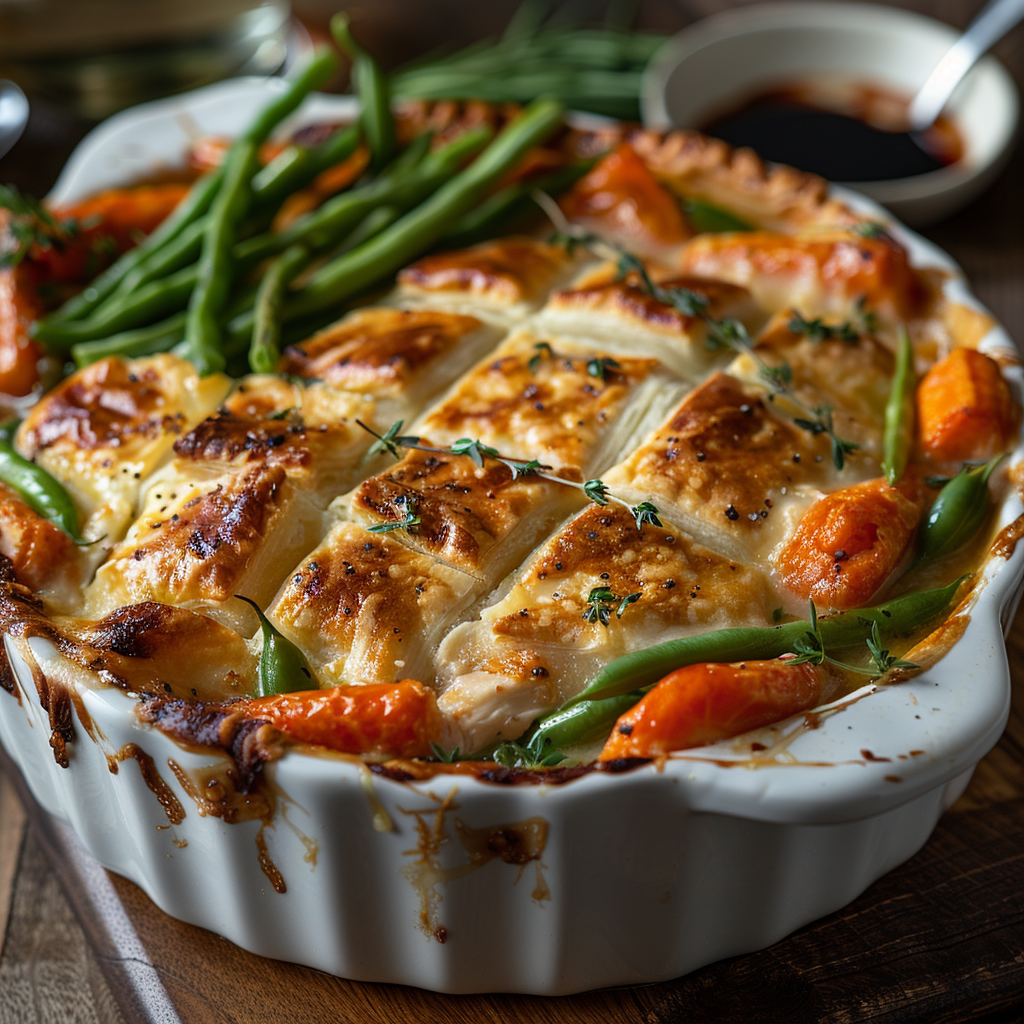 Chicken Pot Pie with Flaky Crust: Irresistibly Delicious Comfort Food 4 Chicken Pot Pie with Flaky Crust