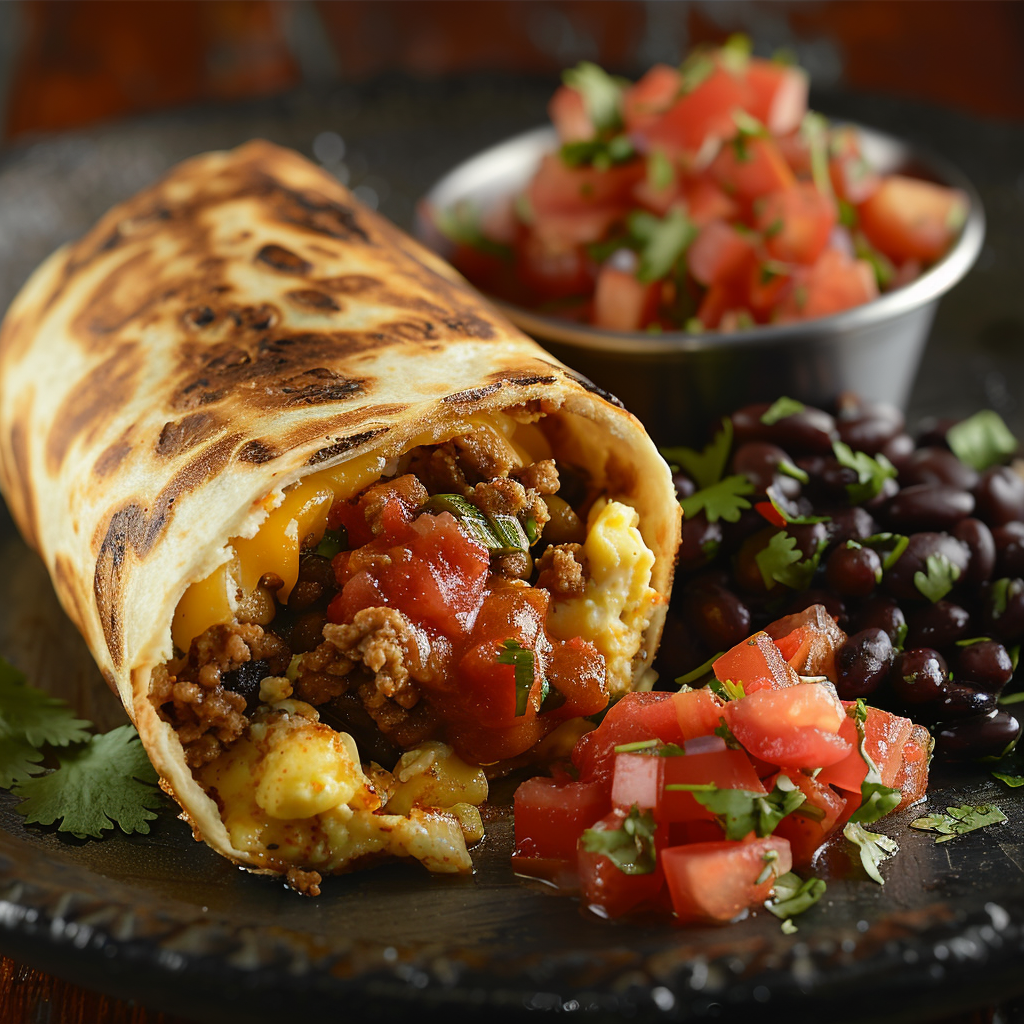 Chicken Sausage Breakfast Burrito (High Protein): Ultimate Energy Boost 2 Chicken Sausage Breakfast Burrito (High Protein)