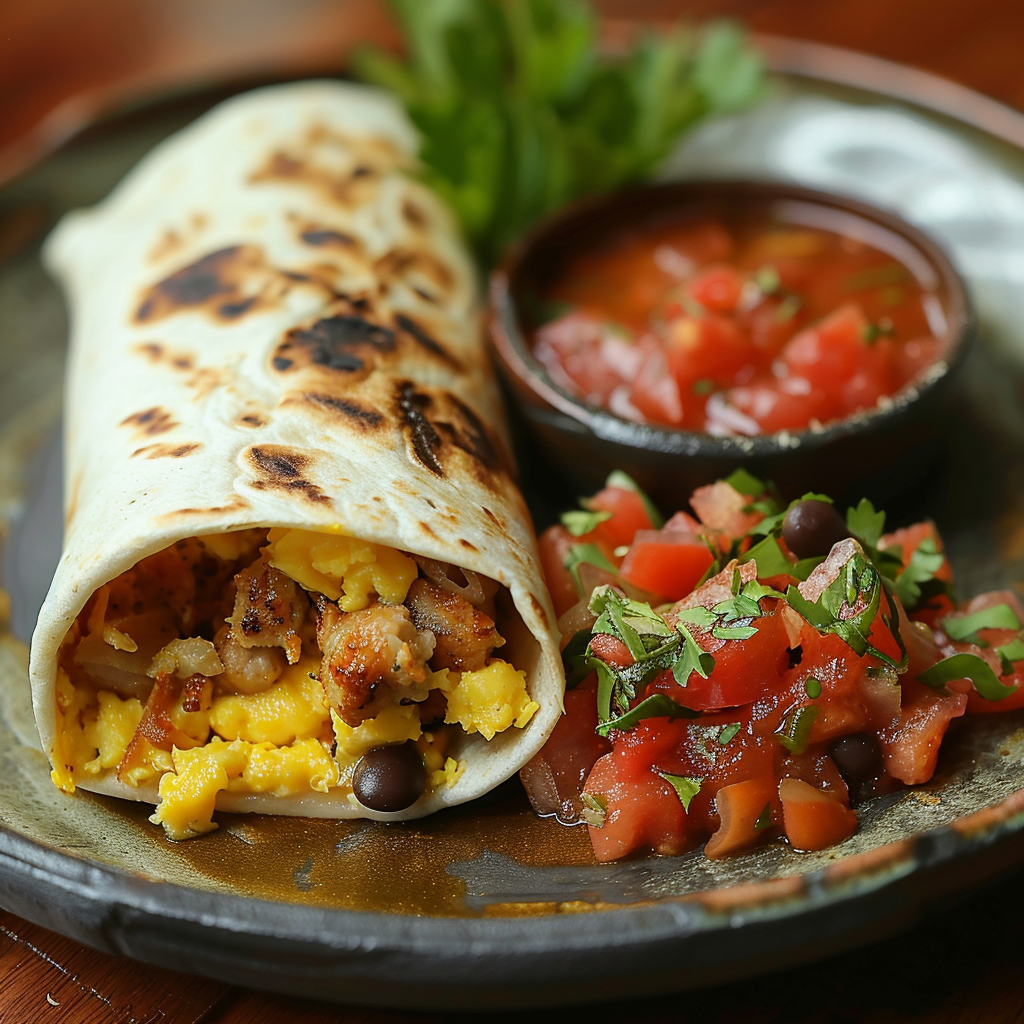 Chicken Sausage Breakfast Burrito (High Protein): Ultimate Energy Boost 3 Chicken Sausage Breakfast Burrito (High Protein)