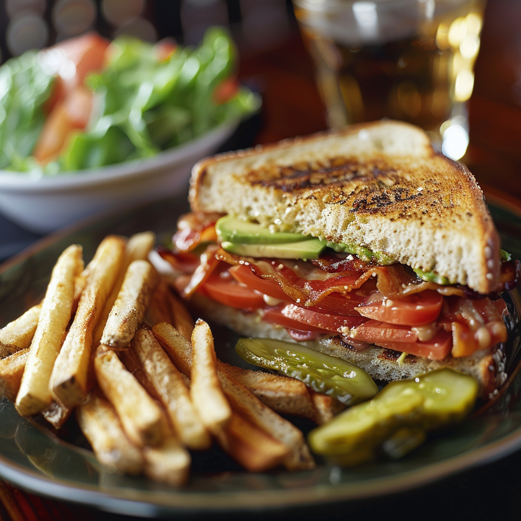 Classic BLT Sandwich with Avocado Twist: Irresistibly Delicious 3 Classic BLT Sandwich with Avocado Twist