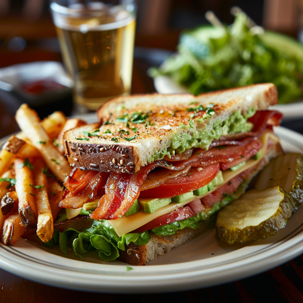 Classic BLT Sandwich with Avocado Twist