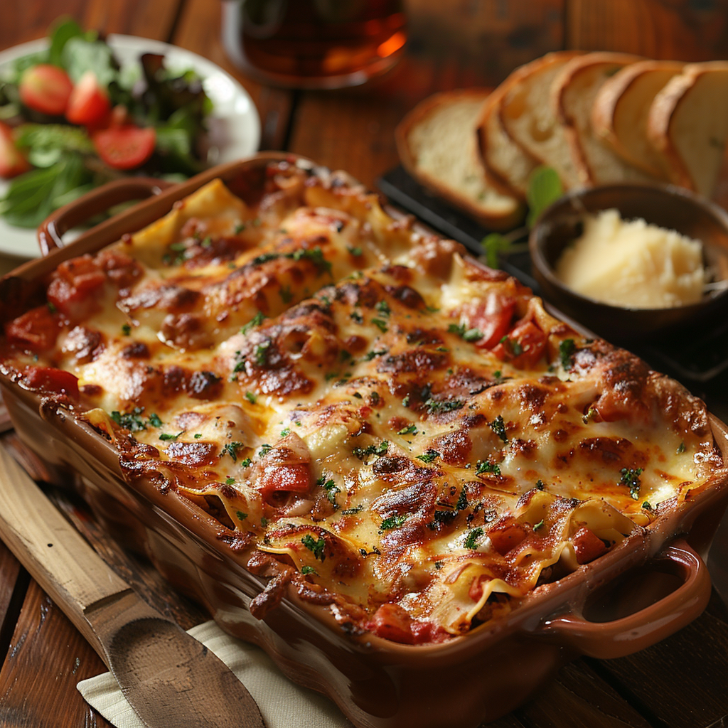 Classic Beef Lasagna with Mozzarella: Irresistibly Cheesy Delight 2 Classic Beef Lasagna with Mozzarella