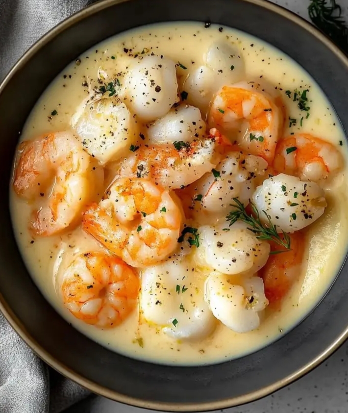 Cod Shrimp Blanquette