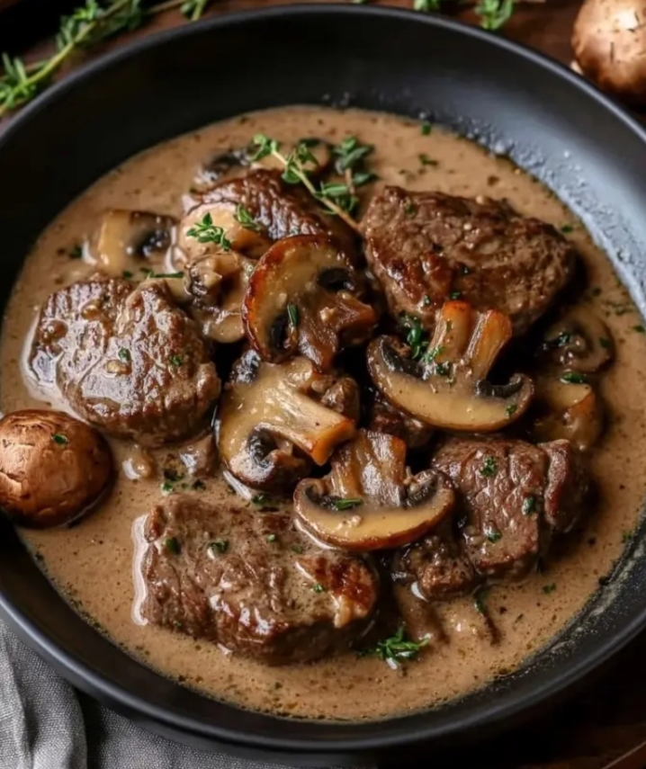 Creamy Marsala Steak