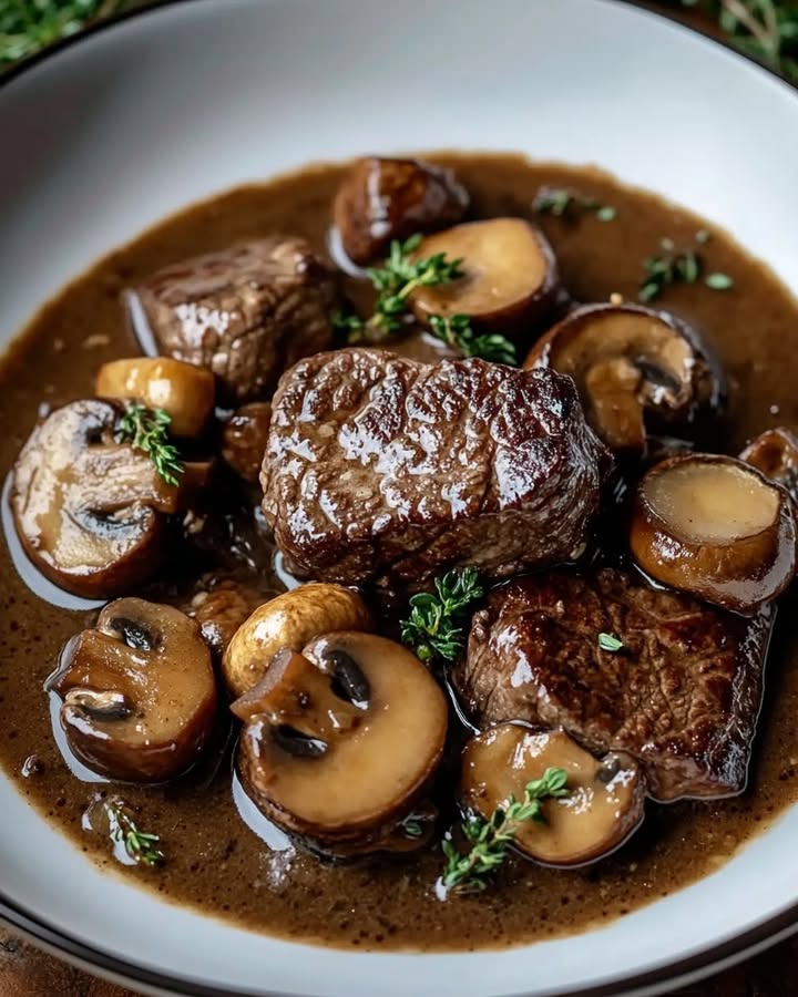 Creamy Marsala Steak