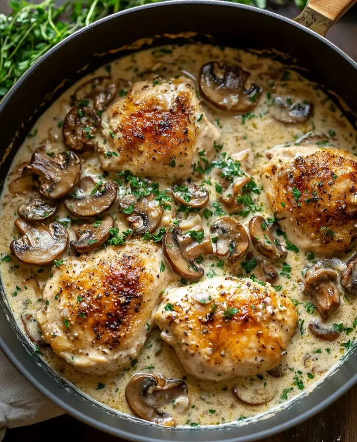 Creamy Mushroom Chicken