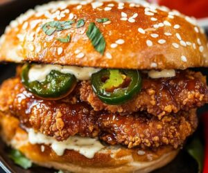 Crispy Honey Jalapeño Sandwich: The Ultimate Savory Treat