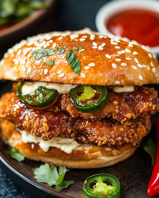 Crispy Honey Jalapeño Sandwich: The Ultimate Savory Treat 2 Crispy Honey Jalapeño Sandwich