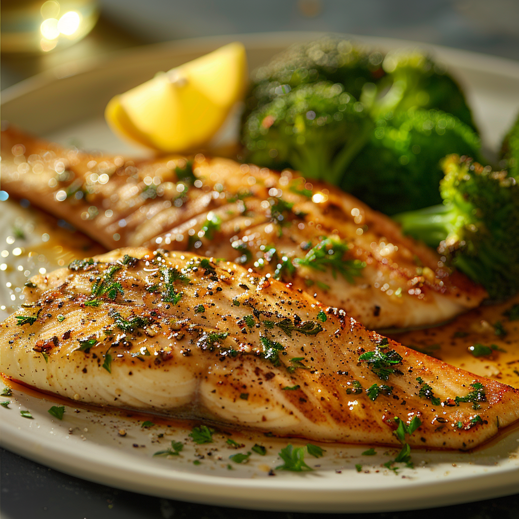 Easy Baked Tilapia with Garlic & Herbs