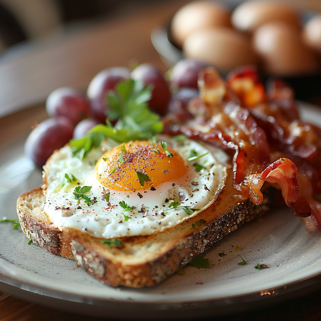 Eggs in a Basket (Toast with Egg): The Ultimate Breakfast Delight 3 Eggs in a Basket (Toast with Egg)