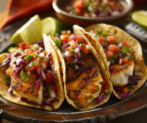 Fish Tacos with Cabbage Slaw: 15-Minute Mouthwatering Recipe