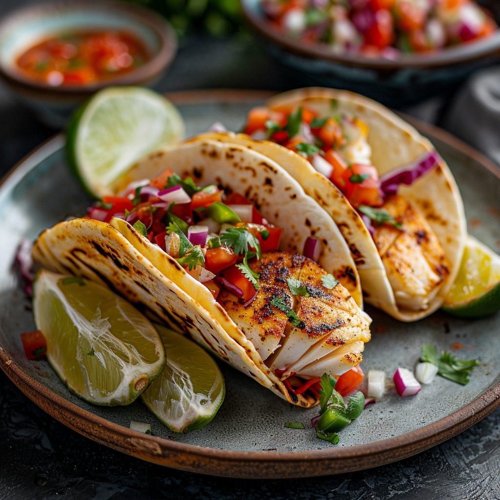 Fish Tacos with Cabbage Slaw 15-Minute