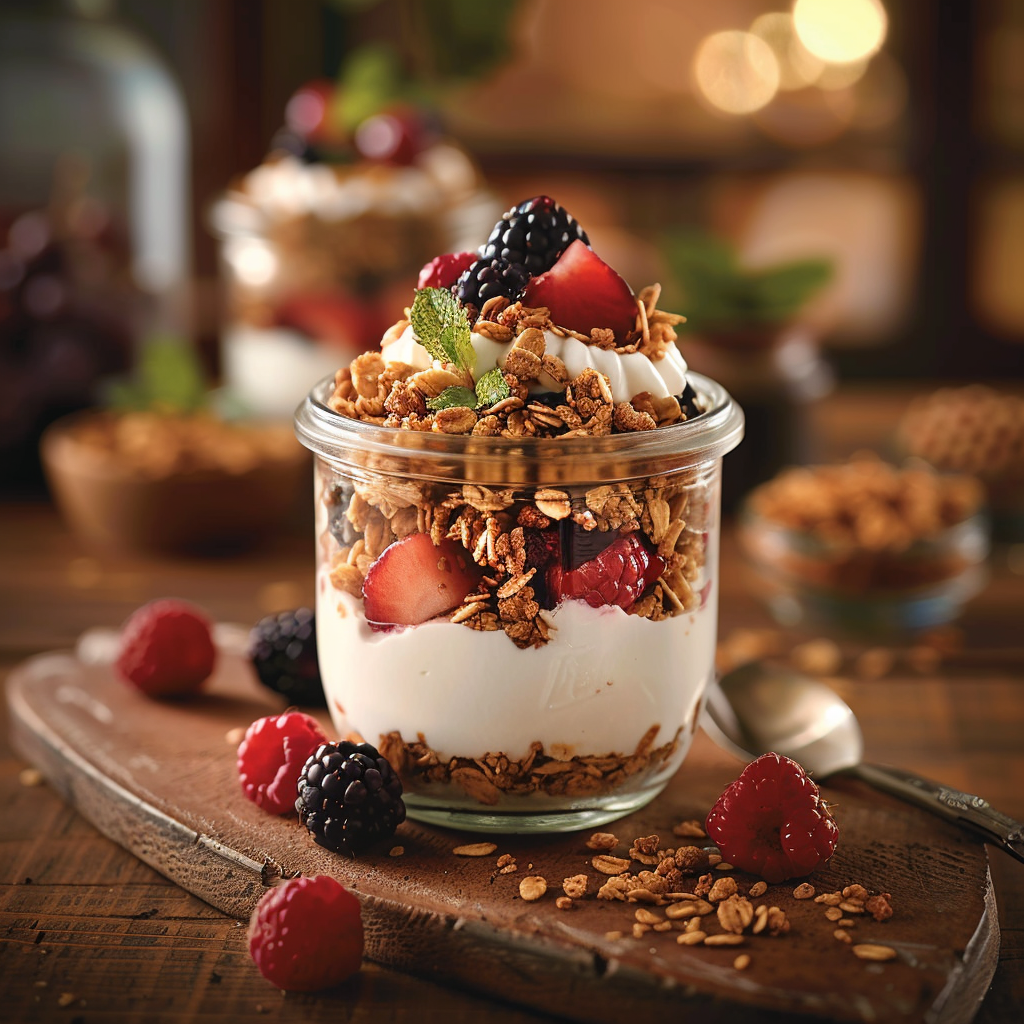 Fruit Yogurt Parfait in a Jar: Irresistibly Delicious & Easy to Make 5 Fruit Yogurt Parfait in a Jar