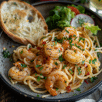 Garlic Butter Shrimp Pasta with Fresh Parsley