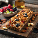 Granola Bars Homemade with Nuts & Honey