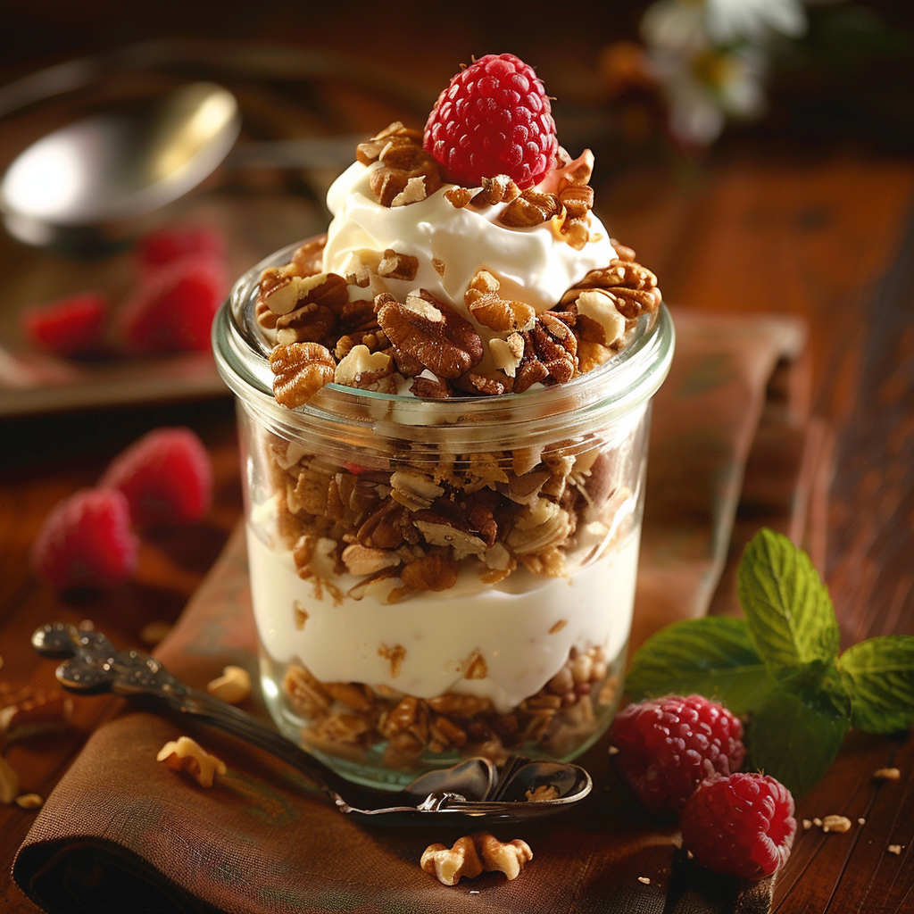 Greek Yogurt Cottage Cheese Parfait with Nuts: Irresistibly Creamy Delight 3 Greek Yogurt Cottage Cheese Parfait with Nuts