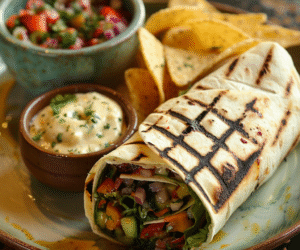 Grilled Veggie & Hummus Wrap: The Ultimate Healthy Delight