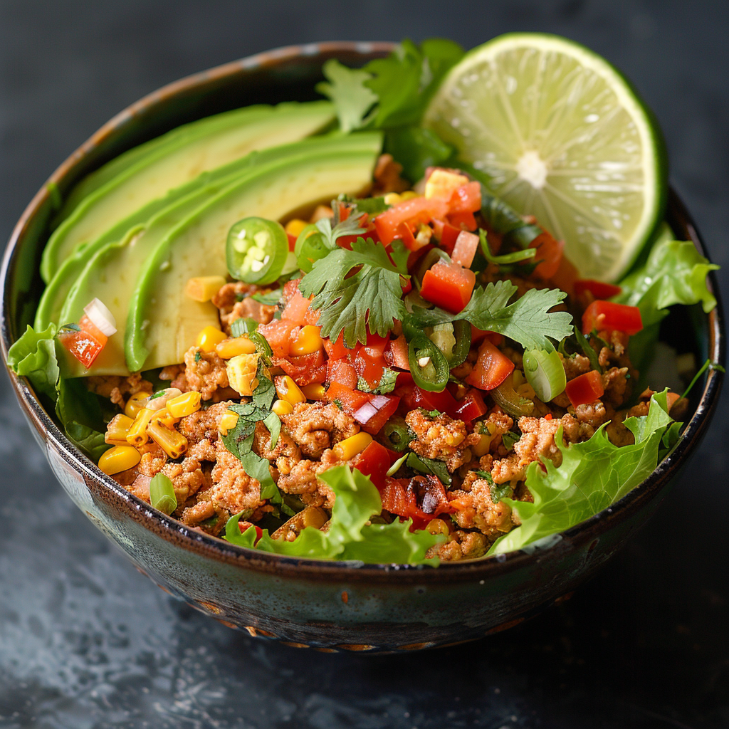 Ground Turkey Lettuce Taco Bowls: Quick & Healthy Recipe 2 Ground Turkey Lettuce Taco Bowls