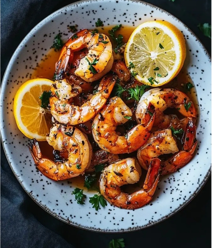 Hawaiian Garlic Shrimp