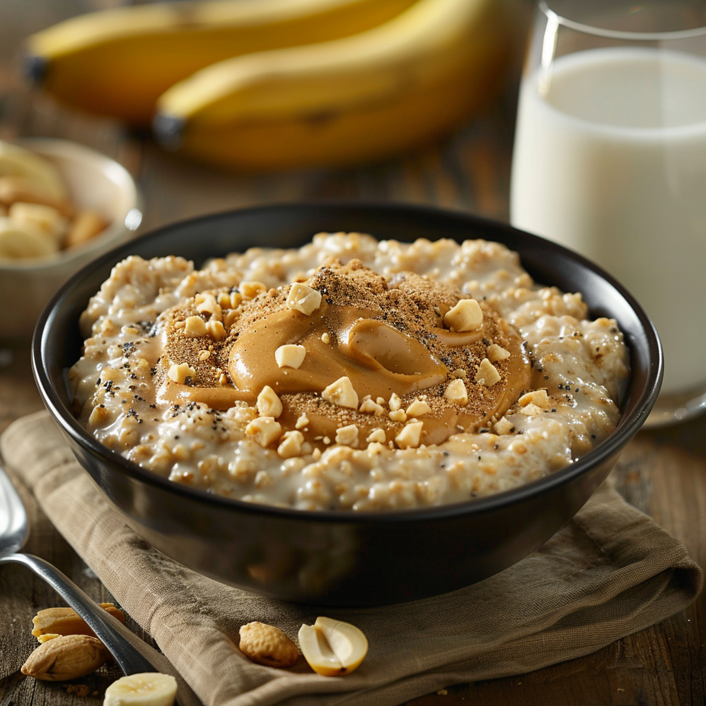 High Protein Oatmeal with Whey & Peanut Butter: Boost Your Energy Today! 2 High Protein Oatmeal with Whey & Peanut Butter