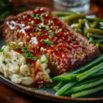 Homestyle Meatloaf with Mashed Potatoes
