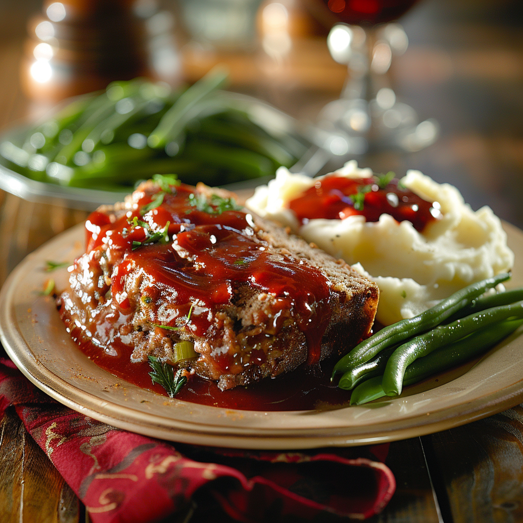 Homestyle Meatloaf with Mashed Potatoes: Irresistibly Comforting Recipe 3 Homestyle Meatloaf with Mashed Potatoes
