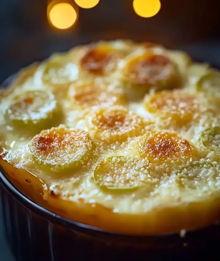 Leek Parmesan Gratin