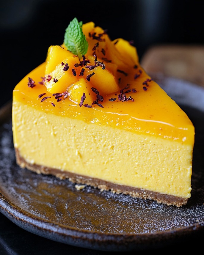 Mango Lassi Cheesecake