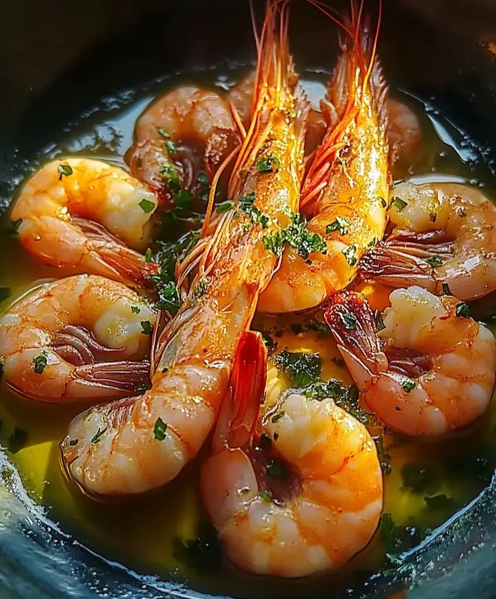 Marinated Garlic Prawns