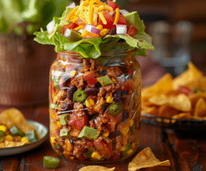 Mason Jar Taco Salads for Lunch: Delicious & Easy Meal Prep Idea