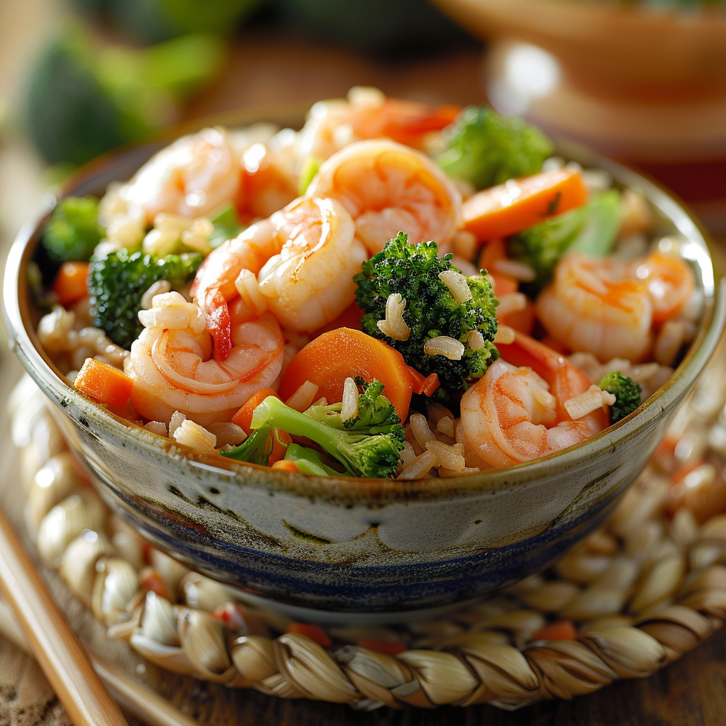 Meal Prep Shrimp & Brown Rice Bowls: Quick & Healthy Recipes 2 Meal Prep Shrimp & Brown Rice Bowls