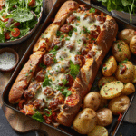 Meatball & Cheese Sub Bake for Family Dinner